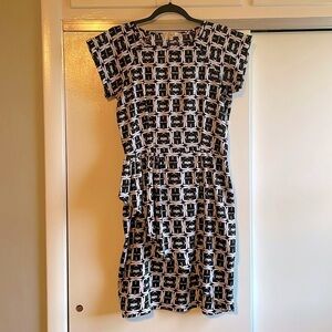 Dragonfly Print Dress 6/8 EUC